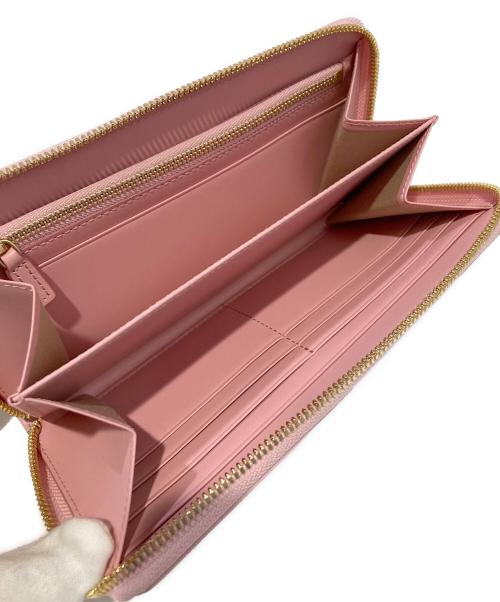 MCM（エムシーエム）MCM (エムシーエム) Aren ジップアラウンド ウォレット ヴィセトス ピンクの古着・服飾アイテム