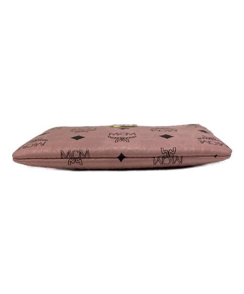 MCM（エムシーエム）MCM (エムシーエム) AREN ヴィセトス カードケース ピンクの古着・服飾アイテム
