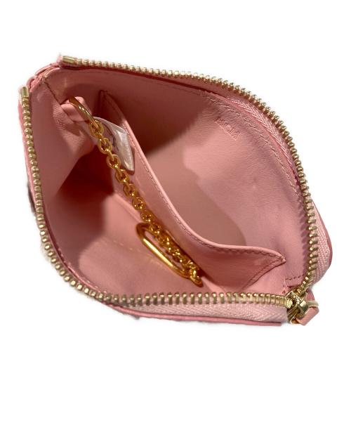 MCM（エムシーエム）MCM (エムシーエム) AREN ヴィセトス カードケース ピンクの古着・服飾アイテム
