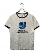 BUZZ RICKSON'Sバズリクソンズ）の古着「スカンワークリンガーtシャツ」｜ホワイト