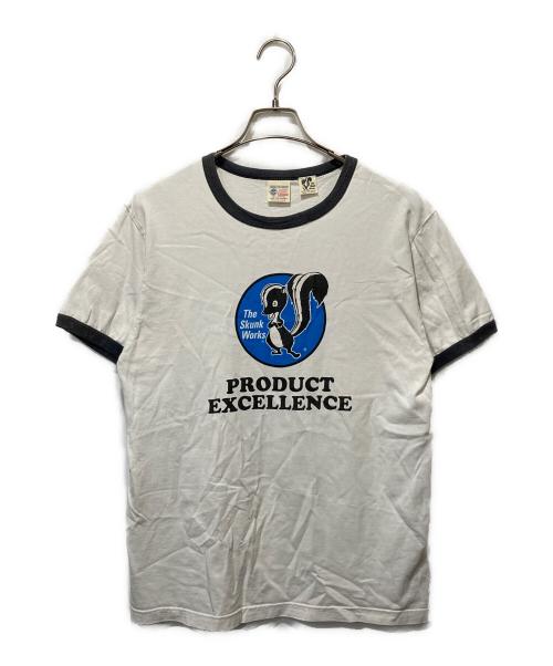 BUZZ RICKSON'S（バズリクソンズ）BUZZ RICKSON'S (バズリクソンズ) スカンワークリンガーtシャツ ホワイト サイズ:Mの古着・服飾アイテム