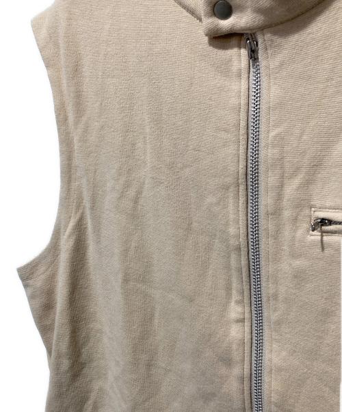 Calvin Klein（カルバンクライン）Calvin Klein (カルバンクライン) ジップベスト ベージュ サイズ:Mの古着・服飾アイテム
