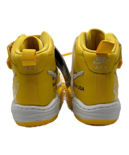 NIKE（ナイキ）NIKE (ナイキ) OFFWHITE (オフホワイト) AIR FORCE 1 MID SP LTHR イエロー サイズ:28.5 未使用品の古着・服飾アイテム