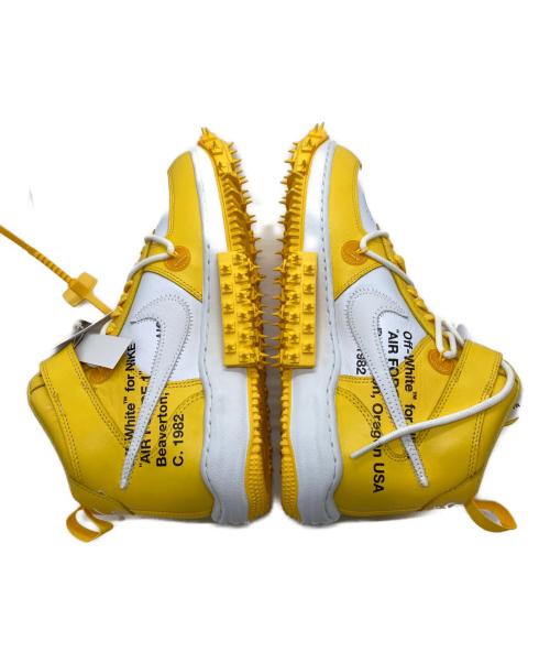 NIKE（ナイキ）NIKE (ナイキ) OFFWHITE (オフホワイト) AIR FORCE 1 MID SP LTHR イエロー サイズ:28.5 未使用品の古着・服飾アイテム