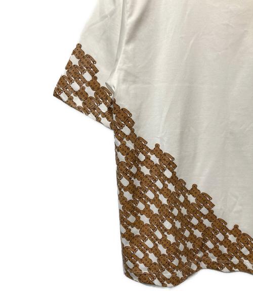 MCM（エムシーエム）MCM (エムシーエム) シルクスクリーンプリント ホワイト サイズ:Sの古着・服飾アイテム