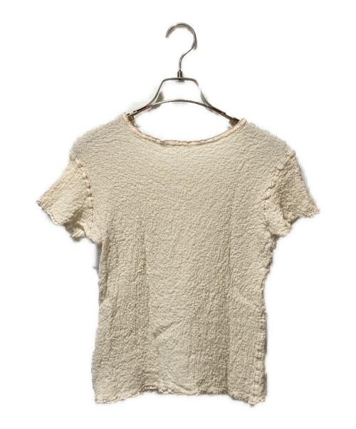 ISSEY MIYAKE me（イッセイ ミヤケ ミー）ISSEY MIYAKE me (イッセイ ミヤケ ミー) 半袖カットソー アイボリー サイズ:不明の古着・服飾アイテム