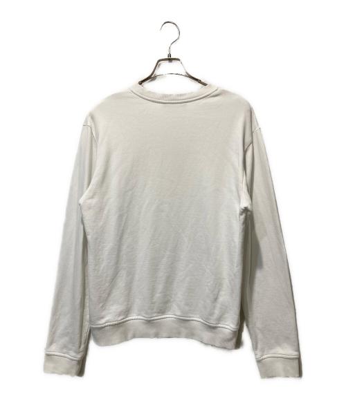MCM（エムシーエム）MCM (エムシーエム) クラシックロゴスウェット ホワイト サイズ:Mの古着・服飾アイテム