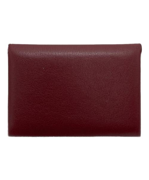 LOEWE（ロエベ）LOEWE (ロエベ) アナグラムカードケース レッドの古着・服飾アイテム