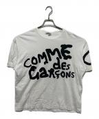 COMME des GARCONSコムデギャルソン）の古着「プリントTシャツ」｜ホワイト