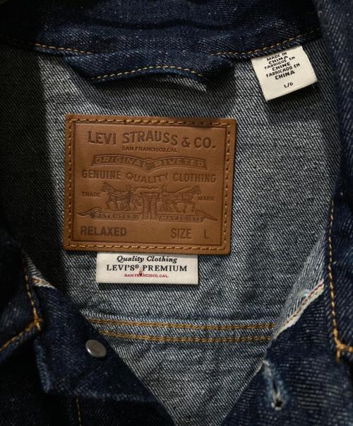 LEVI'S PReMIUM（リーバイス プレミアム）LEVI'S PReMIUM (リーバイス プレミアム) RELAXED 1st タイプ デニムジャケット インディゴ サイズ:Ｌの古着・服飾アイテム