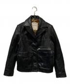 Zadig&Voltaireザディグエヴォルテール）の古着「レザージャケット」｜ブラック