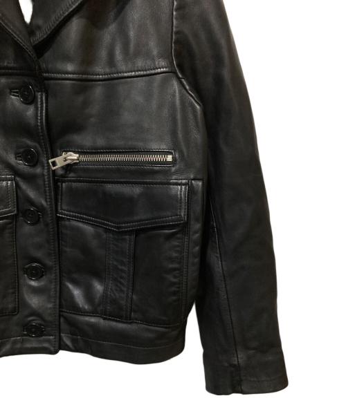 Zadig&Voltaire（ザディグエヴォルテール）Zadig&Voltaire (ザディグエヴォルテール) レザージャケット ブラック サイズ:38の古着・服飾アイテム