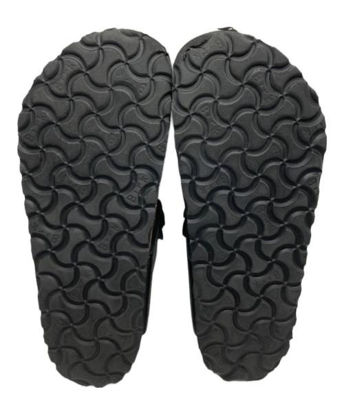 BIRKENSTOCK（ビルケンシュトック）BIRKENSTOCK (ビルケンシュトック) ギースフラワーレザーブラックトングサンダル ブラック サイズ:SIZE 36の古着・服飾アイテム