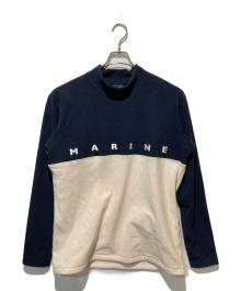 muta MARINE（ムータマリン）の古着「フリース モックネックプルオーバー」｜ネイビー