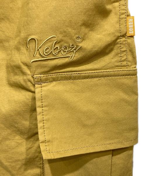 KEBOZ（ケボズ）KEBOZ (ケボズ) ハーフカーゴパンツ イエロー サイズ:Lの古着・服飾アイテム