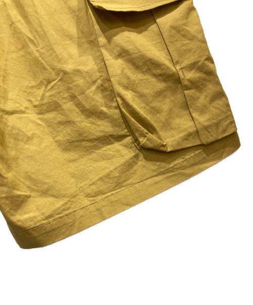 KEBOZ（ケボズ）KEBOZ (ケボズ) ハーフカーゴパンツ イエロー サイズ:Lの古着・服飾アイテム