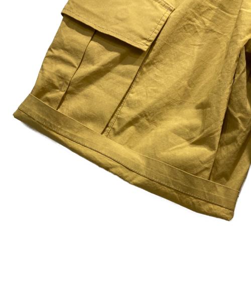 KEBOZ（ケボズ）KEBOZ (ケボズ) ハーフカーゴパンツ イエロー サイズ:Lの古着・服飾アイテム