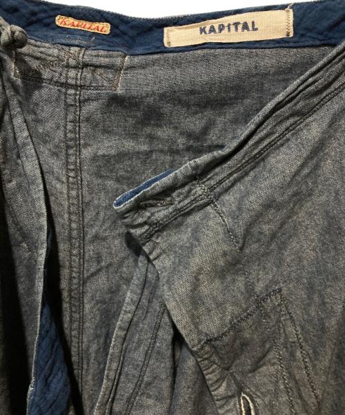 KAPITAL（キャピタル）KAPITAL (キャピタル) コットン ラップパンツ インディゴ サイズ:Lの古着・服飾アイテム