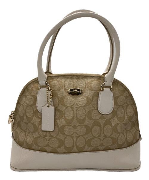 COACH（コーチ）COACH (コーチ) ハンドバッグ ベージュの古着・服飾アイテム