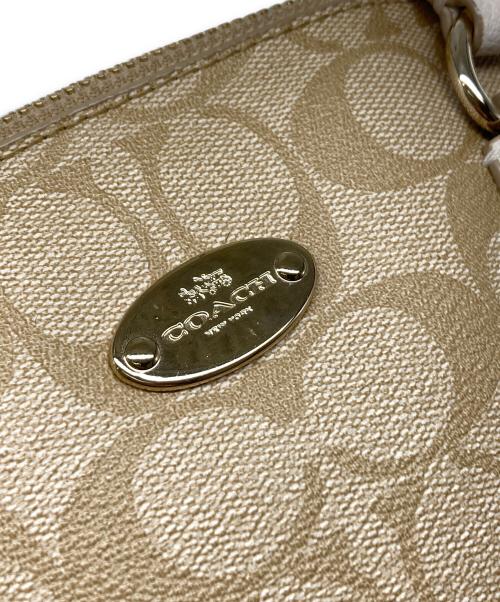 COACH（コーチ）COACH (コーチ) ハンドバッグ ベージュの古着・服飾アイテム