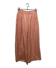 SUZUKI TAKAYUKI（スズキタカユキ）の古着「gathered pants」｜ピンク