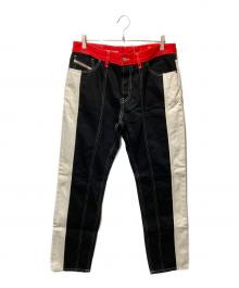 DIESEL（ディーゼル）の古着「1995-FS2デニムパンツ」｜レッド×ブラック
