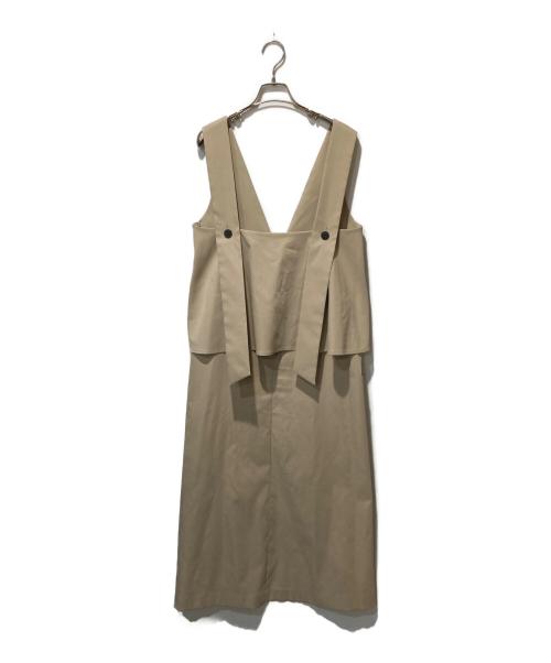 LE PHIL（ル フィル）LE PHIL (ル フィル) ジャンパースカート ベージュ サイズ:1の古着・服飾アイテム