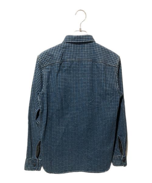 RRL（ダブルアールエル）RRL (ダブルアールエル) ギンガムチェックシャツ ブルー サイズ:XSの古着・服飾アイテム