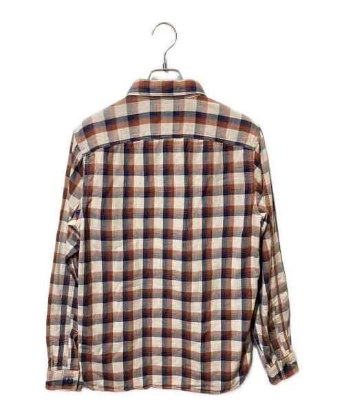 RRL（ダブルアールエル）RRL (ダブルアールエル) プルオーバーチェックシャツ ブラウン サイズ:Sの古着・服飾アイテム