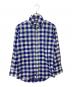 RALPH LAUREN PURPLE LABEL（ラルフ ローレン パープル レーベル）の古着「ブロックチェックシャツ」｜ブルー