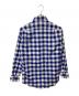 RALPH LAUREN PURPLE LABEL (ラルフ ローレン パープル レーベル) ブロックチェックシャツ ブルー サイズ:14.5：8000円