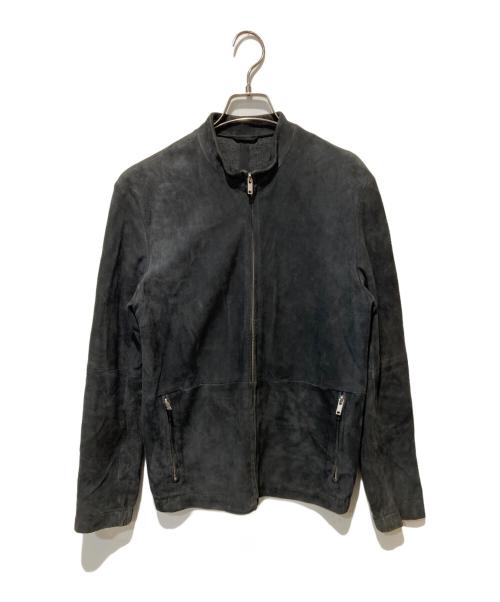 theory（セオリー）theory (セオリー) ゴートレザージャケット ブラック サイズ:ＸＳの古着・服飾アイテム