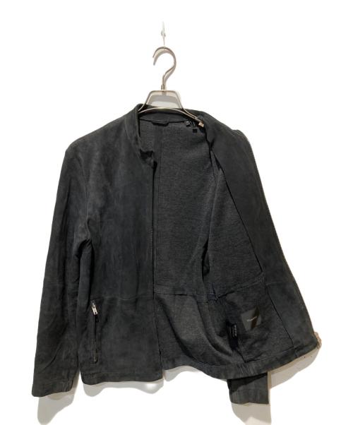 theory（セオリー）theory (セオリー) ゴートレザージャケット ブラック サイズ:ＸＳの古着・服飾アイテム