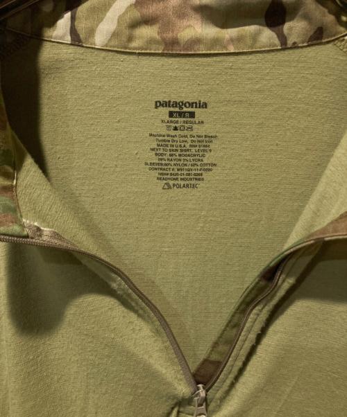 Patagonia（パタゴニア）Patagonia (パタゴニア) NEXT TO SKIN SHIRTネクスト トゥ スキン シャツ カーキ×グリーン サイズ:XLの古着・服飾アイテム