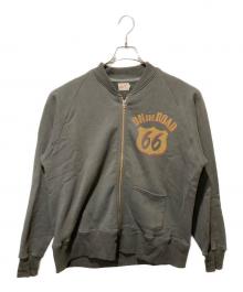 TOYS MCCOY（トイズマッコイ）の古着「McHILL SPORTS WEAR C-2 SWEAT"66 ON THE ROAD"シックスティシックス オン ザ ロード」｜グレー