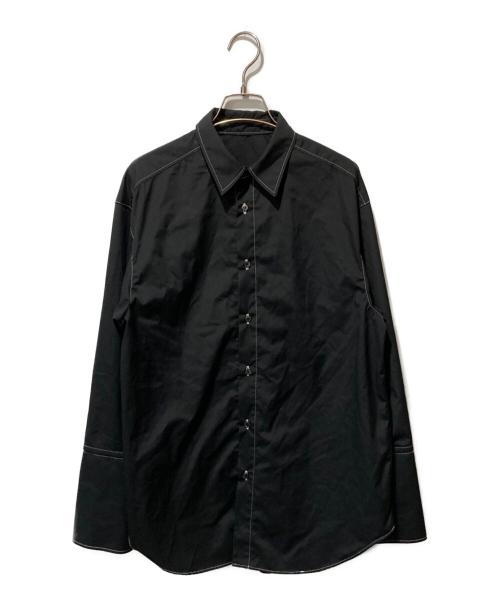 UNITED TOKYO（ユナイテッドトーキョー）UNITED TOKYO (ユナイテッドトーキョー) 2wayフリルオーバーシャツ ブラック サイズ:FREEの古着・服飾アイテム