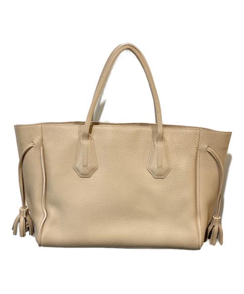 LONGCHAMP（ロンシャン）LONGCHAMP (ロンシャン) ペネロペトートバッグ ベージュの古着・服飾アイテム