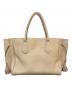 LONGCHAMP（ロンシャン）の古着「ペネロペトートバッグ」｜ベージュ