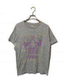 stussy（ステューシー）の古着「スカルプリントTシャツ」｜グレー
