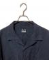 中古・古着 is-ness (イズネス) AH.H SHIRT ネイビー サイズ:L：8000円