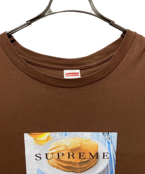 SUPREME（シュプリーム）Supreme (シュプリーム) Pancakes Teeパンケーキティー ブラウン サイズ:XXLの古着・服飾アイテム