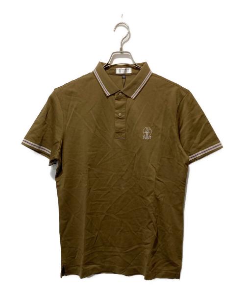 BRUNELLO CUCINELLI（ブルネロクチネリ）BRUNELLO CUCINELLI (ブルネロクチネリ) ポロシャツ カーキ サイズ:XLの古着・服飾アイテム