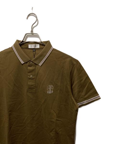 BRUNELLO CUCINELLI（ブルネロクチネリ）BRUNELLO CUCINELLI (ブルネロクチネリ) ポロシャツ カーキ サイズ:XLの古着・服飾アイテム