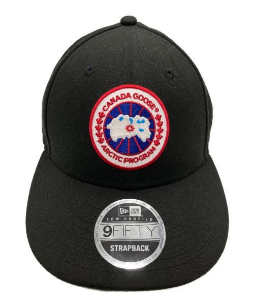 CANADA GOOSE（カナダグース）CANADA GOOSE (カナダグース) New Era (ニューエラ) キャップ ブラックの古着・服飾アイテム
