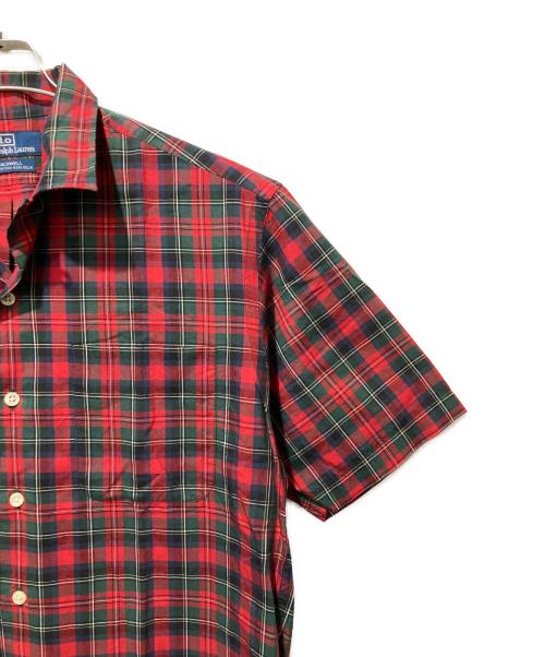POLO RALPH LAUREN（ポロ・ラルフローレン）POLO RALPH LAUREN (ポロ・ラルフローレン) オープンカラーシャツ レッド サイズ:Sの古着・服飾アイテム