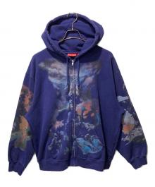 SUPREME（シュプリーム）の古着「フランクフラゼッタ ジップ アップ フーディー スウェットシャツ 」｜ネイビー