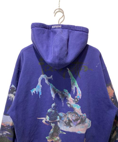 SUPREME（シュプリーム）SUPREME (シュプリーム) フランクフラゼッタ ジップ アップ フーディー スウェットシャツ  ネイビー サイズ:XLの古着・服飾アイテム