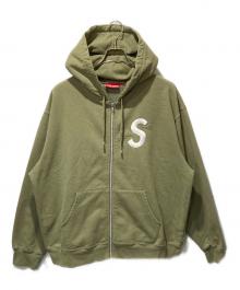 SUPREME（シュプリーム）の古着「ｴｽﾛｺﾞｼﾞｯﾌﾟｱｯﾌﾟﾌｰﾃﾞｯﾄﾞｽｳｪｯﾄｼｬﾂ」｜カーキ