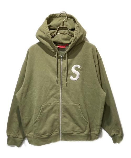 SUPREME（シュプリーム）SUPREME (シュプリーム) ｴｽﾛｺﾞｼﾞｯﾌﾟｱｯﾌﾟﾌｰﾃﾞｯﾄﾞｽｳｪｯﾄｼｬﾂ カーキ サイズ:XLの古着・服飾アイテム