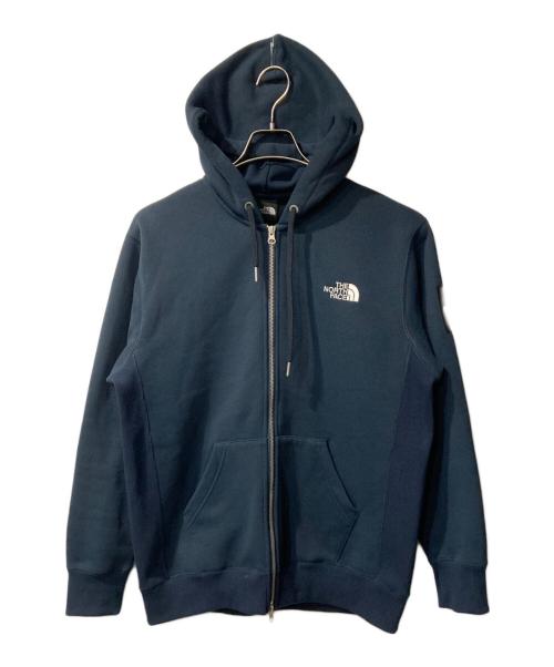 THE NORTH FACE（ザ ノース フェイス）THE NORTH FACE (ザ ノース フェイス) スクエアロゴフルジップパーカー ネイビー サイズ:Mの古着・服飾アイテム